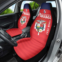 Custom Panama Football Car Seat Cover Go Los Canaleros Go