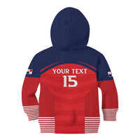 Custom Panama Football Kid Hoodie Go Los Canaleros Go