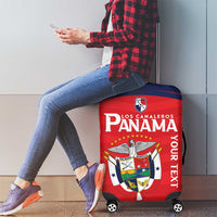 Custom Panama Football Luggage Cover Go Los Canaleros Go