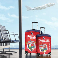 Custom Panama Football Luggage Cover Go Los Canaleros Go