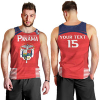 Custom Panama Football Men Tank Top Go Los Canaleros Go