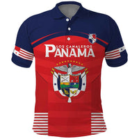 Custom Panama Football Polo Shirt Go Los Canaleros Go