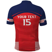 Custom Panama Football Polo Shirt Go Los Canaleros Go