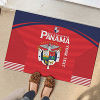 Custom Panama Football Rubber Doormat Go Los Canaleros Go