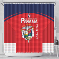 Custom Panama Football Shower Curtain Go Los Canaleros Go