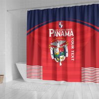 Custom Panama Football Shower Curtain Go Los Canaleros Go