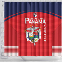 Custom Panama Football Shower Curtain Go Los Canaleros Go