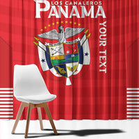 Custom Panama Football Window Curtain Go Los Canaleros Go