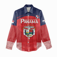 Custom Panama Football Women Casual Shirt Go Los Canaleros Go