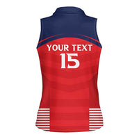 Custom Panama Football Women Sleeveless Polo Shirt Go Los Canaleros Go