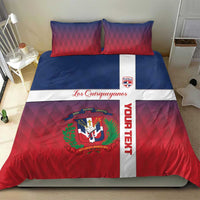 Custom Dominican Republic Football Bedding Set Come On Los Quisqueyanos