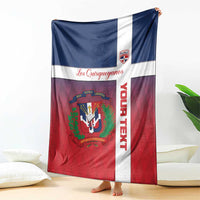 Custom Dominican Republic Football Blanket Come On Los Quisqueyanos