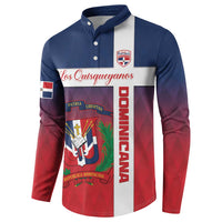 Custom Dominican Republic Football Button Sweatshirt Come On Los Quisqueyanos