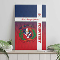 Custom Dominican Republic Football Canvas Wall Art Come On Los Quisqueyanos