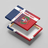 Custom Dominican Republic Football Canvas Wall Art Come On Los Quisqueyanos