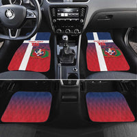 Custom Dominican Republic Football Car Mats Come On Los Quisqueyanos