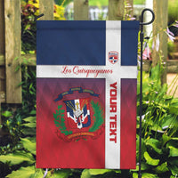 Custom Dominican Republic Football Garden Flag Come On Los Quisqueyanos