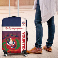 Custom Dominican Republic Football Luggage Cover Come On Los Quisqueyanos