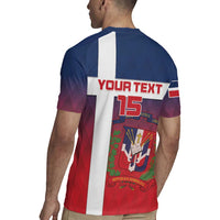 Custom Dominican Republic Football Rugby Jersey Come On Los Quisqueyanos