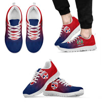 Personalised Dominican Republic Football Sneakers Come On Los Quisqueyanos