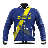 Custom Curacao Football Baseball Jacket Go La Familia Azul