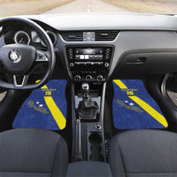 Custom Curacao Football Car Mats Go La Familia Azul