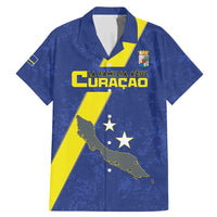 Custom Curacao Football Family Matching Mermaid Dress and Hawaiian Shirt Go La Familia Azul