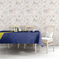 Custom Curacao Football Tablecloth Go La Familia Azul