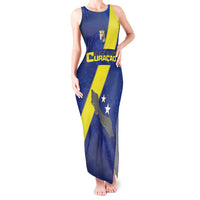 Custom Curacao Football Tank Maxi Dress Go La Familia Azul