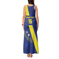 Custom Curacao Football Tank Maxi Dress Go La Familia Azul