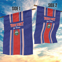 Custom Costa Rica Football Garden Flag Vamos Ticos!