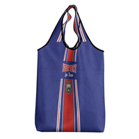 Custom Costa Rica Football Grocery Bag Vamos Ticos!