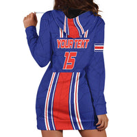 Custom Costa Rica Football Hoodie Dress Vamos Ticos!