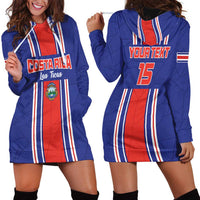 Custom Costa Rica Football Hoodie Dress Vamos Ticos!