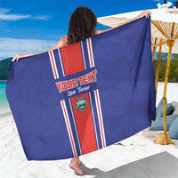 Custom Costa Rica Football Sarong Vamos Ticos!