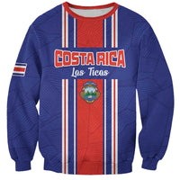 Custom Costa Rica Football Sweatshirt Vamos Ticos!