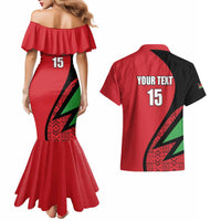 Custom Malawi Cricket Couples Matching Mermaid Dress and Hawaiian Shirt Go Champions - Wonder Print Shop