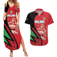 Custom Malawi Cricket Couples Matching Summer Maxi Dress and Hawaiian Shirt Go Champions - Wonder Print Shop