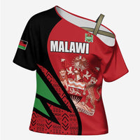 Custom Malawi Cricket Cross Shoulder Shirt Go Champions - Wonder Print Shop