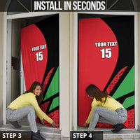 Custom Malawi Cricket Door Cover Go Champions - Wonder Print Shop