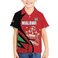Custom Malawi Cricket Family Matching Off Shoulder Short Dress and Hawaiian Shirt Go Champions - Wonder Print Shop