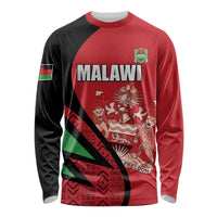 Custom Malawi Cricket Long Sleeve Shirt Go Champions - Wonder Print Shop