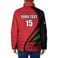 Custom Malawi Cricket Padded Jacket Go Champions - Wonder Print Shop
