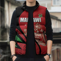 Custom Malawi Cricket Sleeveless Puffer Jacket Go Champions - Wonder Print Shop