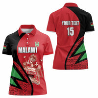 Custom Malawi Cricket Women Polo Shirt Go Champions - Wonder Print Shop