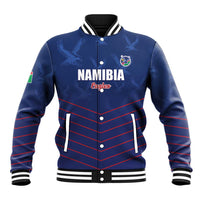 Custom Namibia Cricket Baseball Jacket Go Eagles Go - Wonder Print Shop