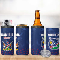 Custom Namibia Cricket 4 in 1 Can Cooler Tumbler Go Eagles Go - Wonder Print Shop