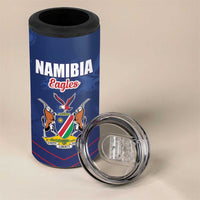 Custom Namibia Cricket 4 in 1 Can Cooler Tumbler Go Eagles Go - Wonder Print Shop