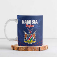 Custom Namibia Cricket Ceramic Mug Go Eagles Go - Wonder Print Shop