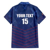 Custom Namibia Cricket Family Matching Off The Shoulder Long Sleeve Dress and Hawaiian Shirt Go Eagles Go - Wonder Print Shop